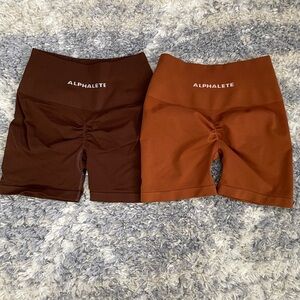 Alphalete Women's Dual-Tone Bike Shorts